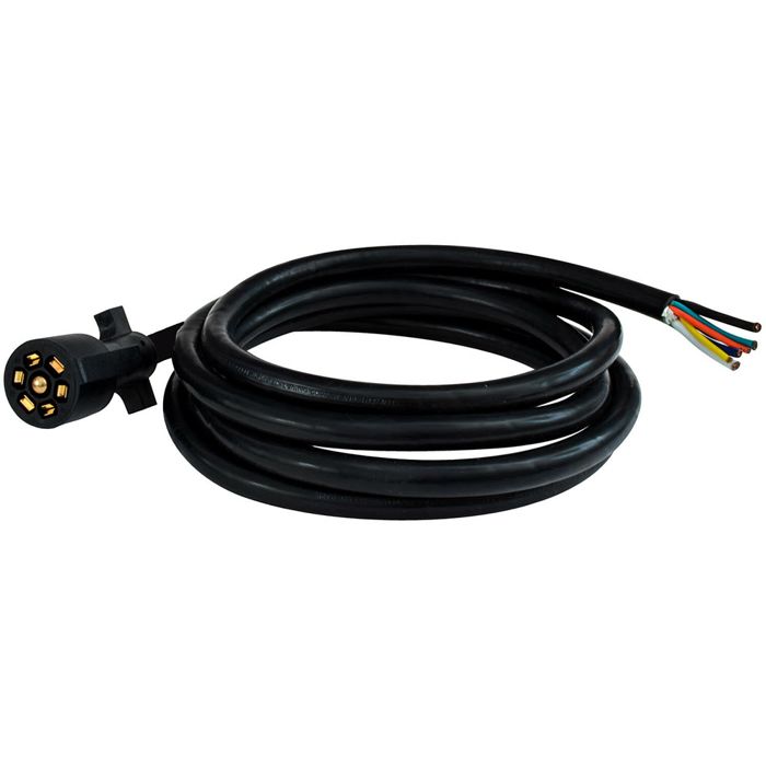 Запчасть прицепа Valterra Mighty Cord 7-Way Trailer Wiring Cord, 10'