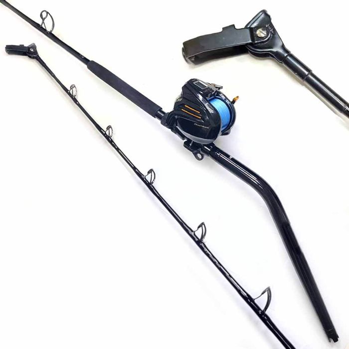 Плетёный шнур Shimano Beastmaster 9000B And Capt. Harry's Blackout Deep Drop Rod Combo Wit
