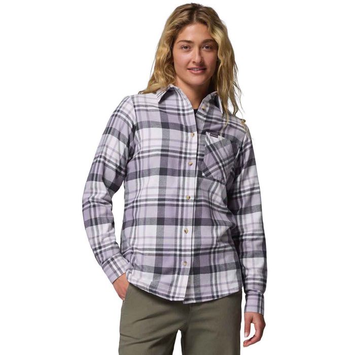 Рыболовная рубашка Columbia Women's Calico Basin Flannel Long Sleeve Casual Shirt