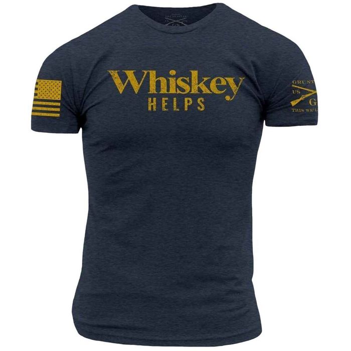 Рыболовная рубашка Grunt Style Men's Whiskey Helps Short Sleeve Casual Shirt