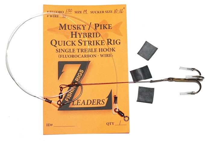 Готовая оснастка Z Leaders Sucker Rigs Fluoro Models