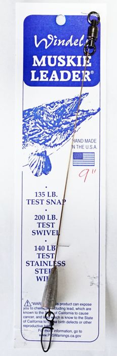 Поводковый материал Windels Tackle Company Windels Heavy Duty Solid Wire Leaders-Weighted