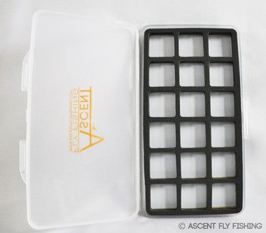 Коробка для мушек Ascent Fly Fishing 18-Compartment Magnetic Fly Box