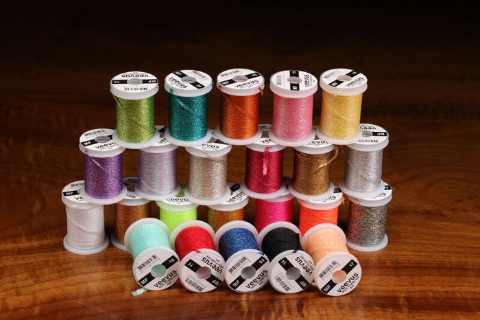 Плетёный шнур Hareline Dubbin Veevus Mini Flat Braid