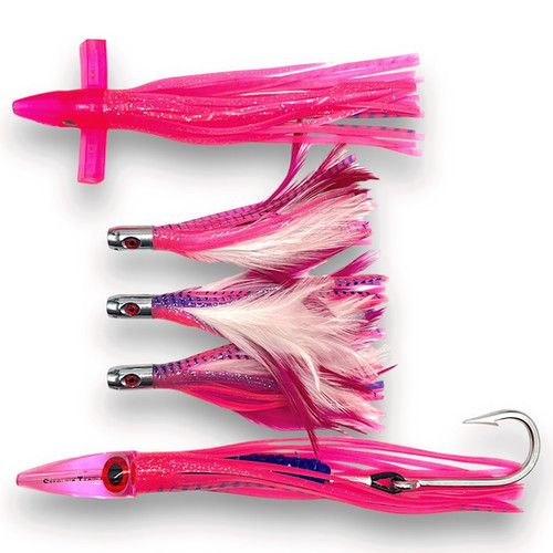 Малый тизер Pink Tiger Feather Jet Chain