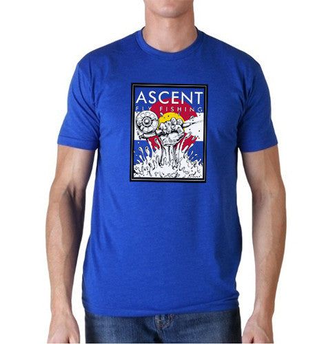 Рыболовная рубашка Ascent Fly Fishing Tight Lines Colorado Flag T-Shirt