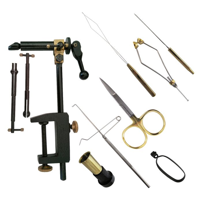 Инструмент для вязания мушек J. Stockard Fly Fishing Economy Vise & Tool Kit