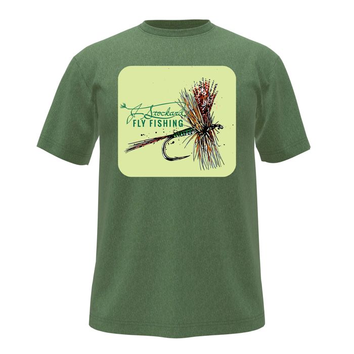 Рыболовная рубашка J. Stockard Fly Fishing Signature Tee in Sea Green