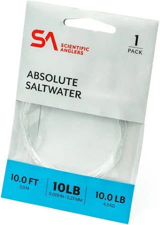 Нахлыстовый подлесок Scientific Anglers Absolute Saltwater Leader 1pk - 10LB