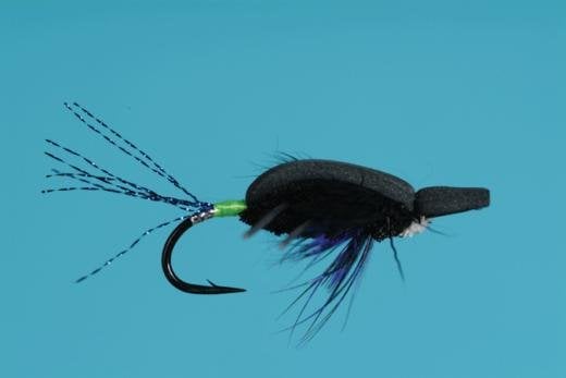 Мушки Solitude Fly Ska-opper - Black Steelhead Fly