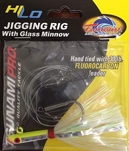 Готовая оснастка Tsunami Fishing Tsunami Hi-Lo Rig with Glass Minnow Jig