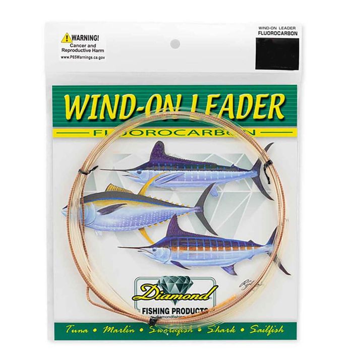 Поводковый материал Diamond Fishing Products Wind-On Fluorocarbon Leader