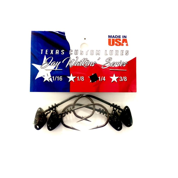 Джиг-головки Texas Custom Lures Jighead- Black Gold (Multiple Sizes)