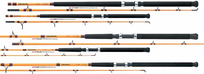 Морское удилище Daiwa FT Saltwater Conventional Boat Rods - 701MHF