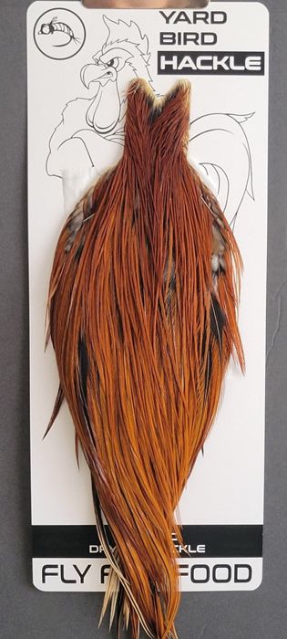 Материал для вязания мушек Flash Sale Hackle 254 - Yard Bird Cape NA - Coachman Brown (siz
