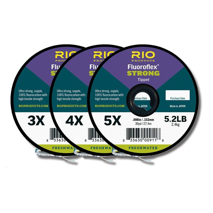 Поводковый материал Rio Fluoroflex Strong Tippet - 3 Pack - One Color / 3x-5x