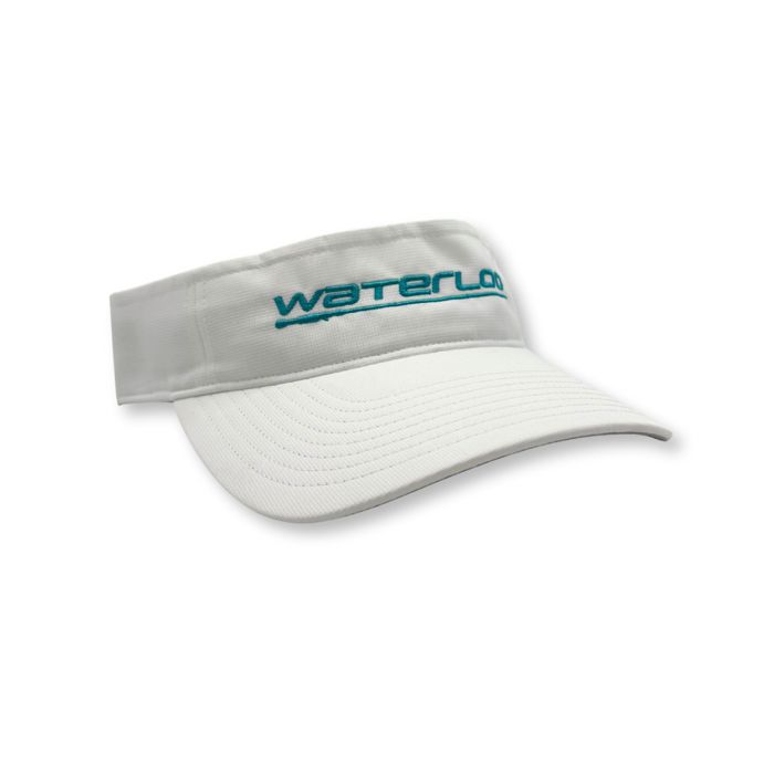 Головной убор Richardson Waterloo White Visor - Seafoam Performance Logo