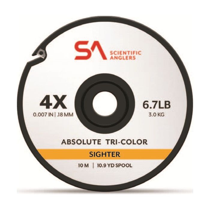 Поводковый материал Scientific Anglers Absolute Tri-Color Sighter Tippet - 10m