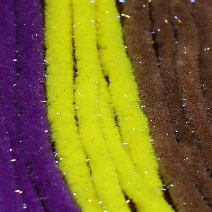 Материал для вязания мушек J. Stockard Fly Fishing UV Galaxy Mop Chenille
