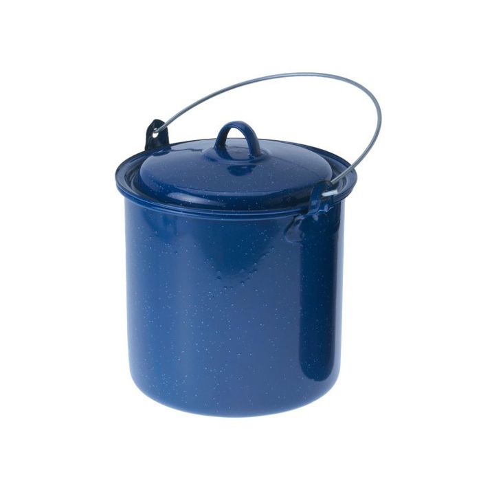 Походная посуда GSI Outdoors GSI Enamelware Straight Pot - Blue