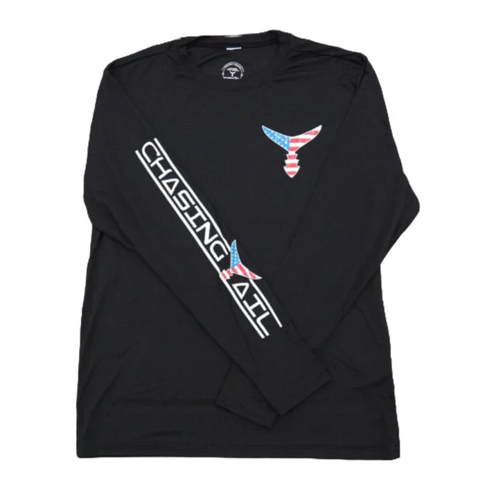Рыболовная рубашка Chasing Tail Long Sleeve Performance T-Shirt