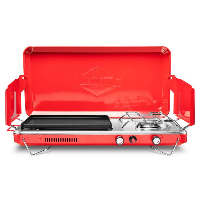 Горелка Hike Crew 2-in-1 Portable Gas Camping Stove Burner and Griddle with Integrated Ign