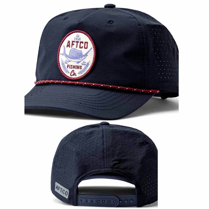 Головной убор Aftco Apparel Aftco Navy Sailfish Lager Hat