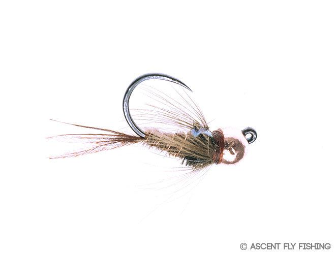 Мушки Ascent Fly Fishing Tungsten Jig CDC Pheasant Tail Flashback