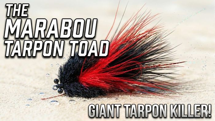 Материал для вязания мушек Trident Marabou Tarpon Toad Fly Tying Video Material Kit