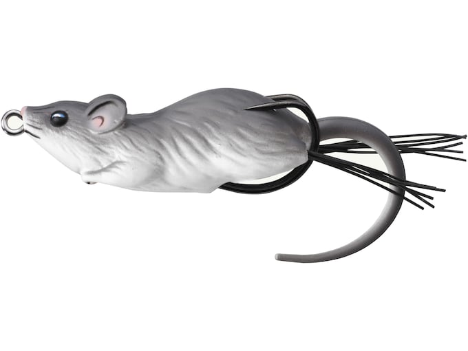 Поверхностная приманка LIVETARGET Mouse Walking 2.25" Topwater Gray/White