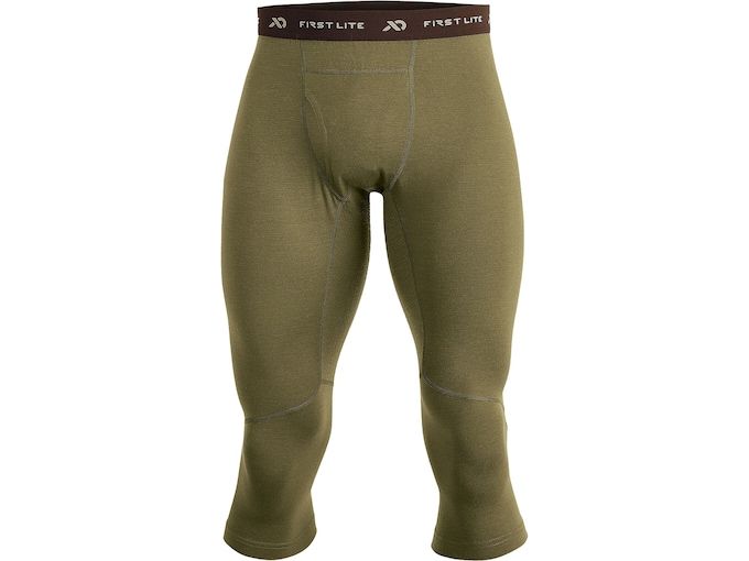 Термобельё First Lite Men's Wick Boot Top Base Layer Pants Conifer Medium