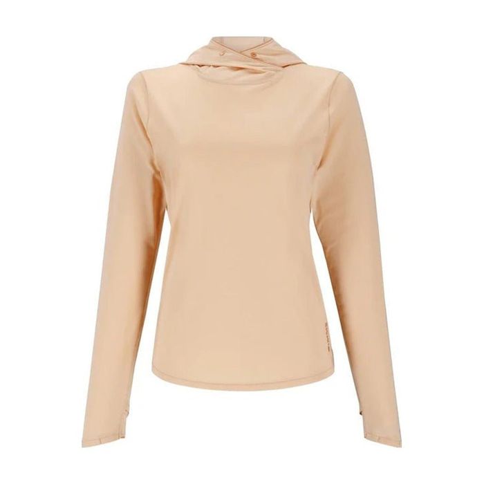 Рыболовная рубашка Simms W's SolarFlex Hoody FFF Logo - Antigua Heather