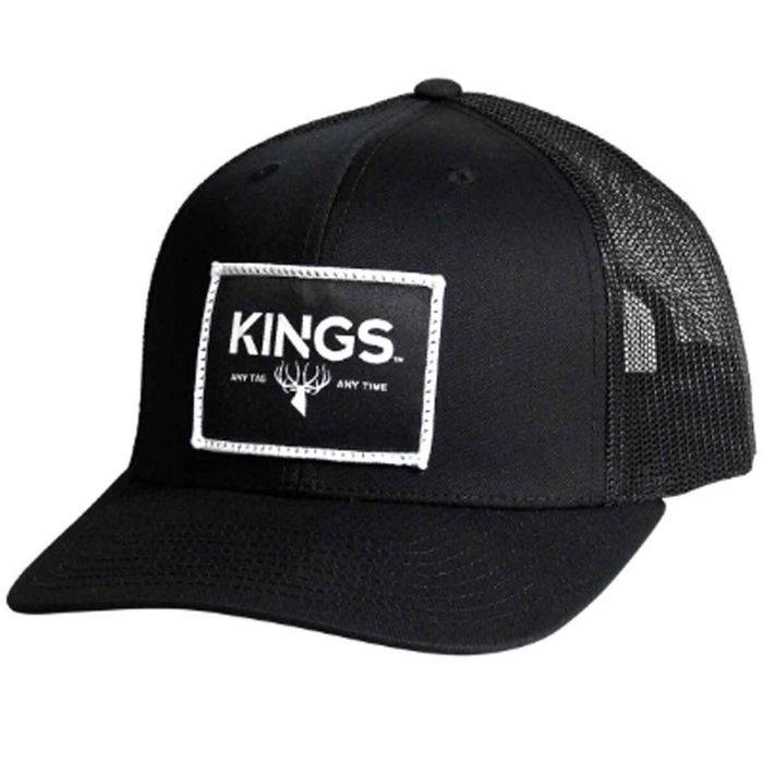 Головной убор Kings Camo King's Camo Any Tag Any Time Patch Adjustable Hat - Black - One S