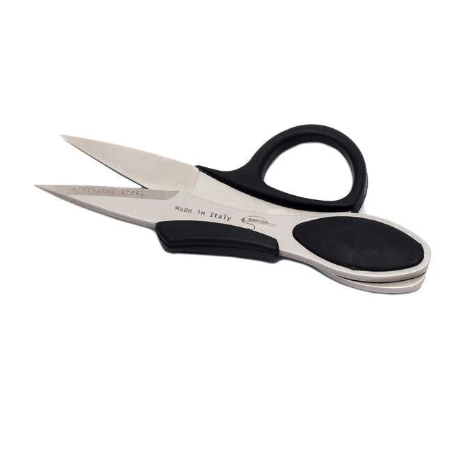 Плоскогубцы рыболова Hareline Dubbin Kopter Clipper Scissors with Finger Ring