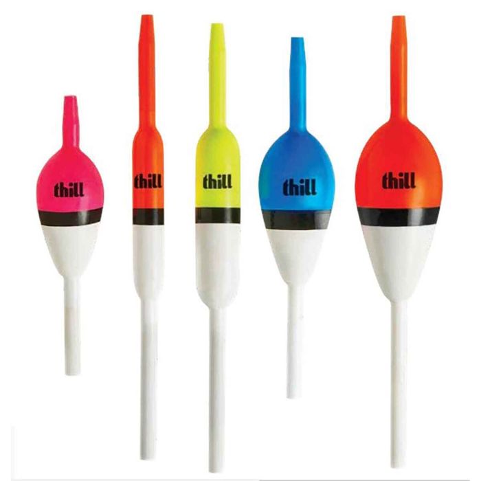 Поплавки Thill Bubb'l Gum Bobber/Float - Assorted Colors, 7/8in, Oval, Spring