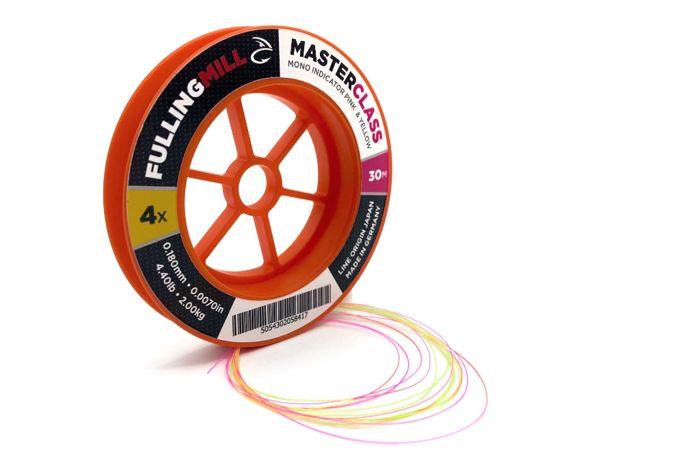 Монофильная леска Fulling Mill Indicator Mono- Yellow and Pink - 2X