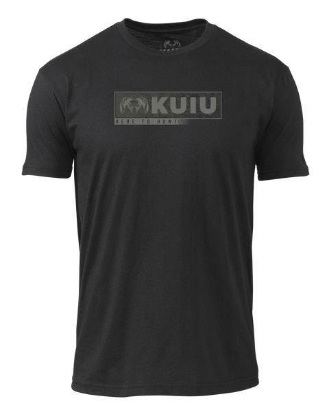 Рыболовная рубашка KUIU Here to Hunt Gritstone T-Shirt | Black