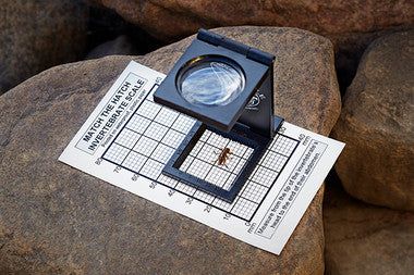 Крючки Ascent Fly Fishing Fly Fishing Invertebrate Magnifier & Hook Conversion Chart
