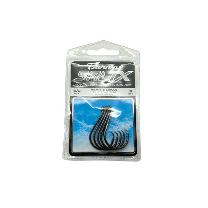 Крючки Tsunami SaltX 2x Inline Heavy Circle Hooks
