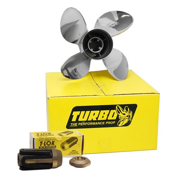 Гребной винт Marine Applications Turbo Fusion 4 Boat Propeller TF145026L4 | Mercury LH 14