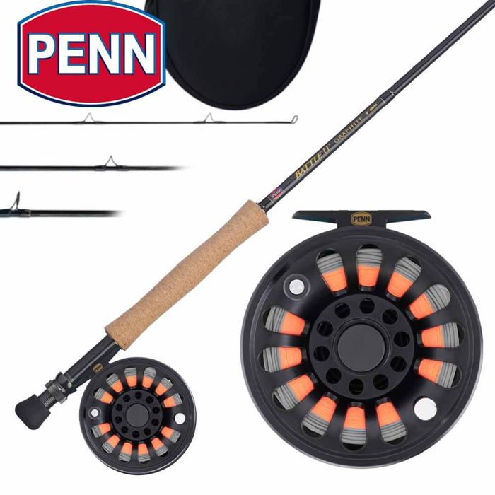 Комплект удилище + катушка Penn Battle Fly Combo - 8WT90