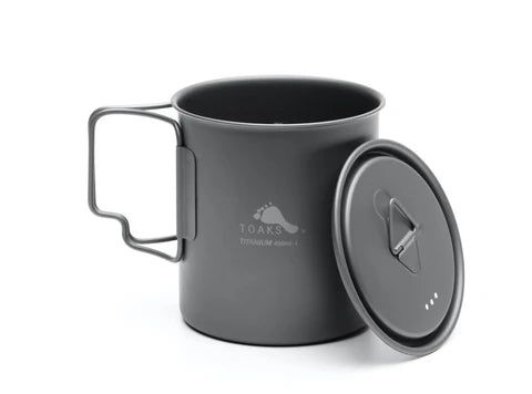 Походная посуда TOAKS TITANIUM Ultralight 450ML Cup w/ Lid