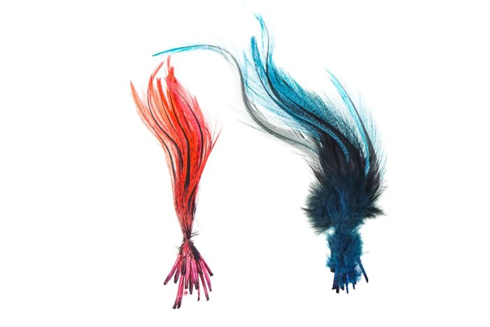 Материал для вязания мушек Spirit River UV2 Coq De Leon Predigon Fire Tail Feathers