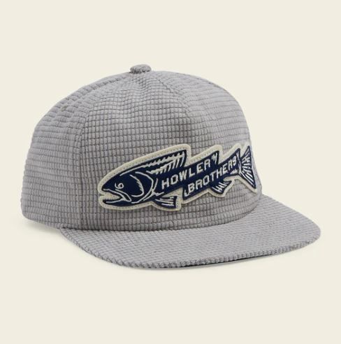 Головной убор Howler Brothers Howler Bros Trout Bolt Snapback Hat - Grey Grid Corduroy