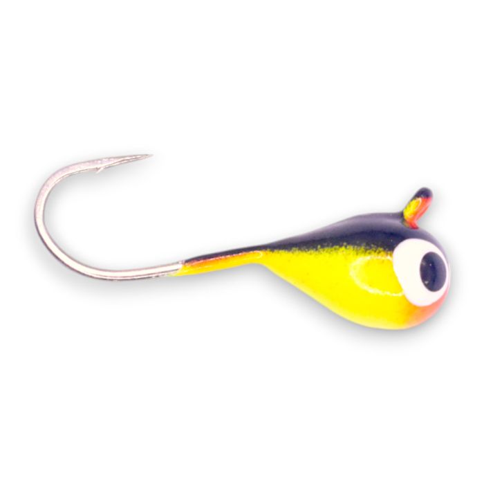 Зимняя приманка Kenders Outdoors WHITE CHARTREUSE SMOKE GLOW TUNGSTEN JIG
