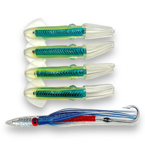 Крупная цепочка Blue Wave Ultimate Squid Chain для троллинга