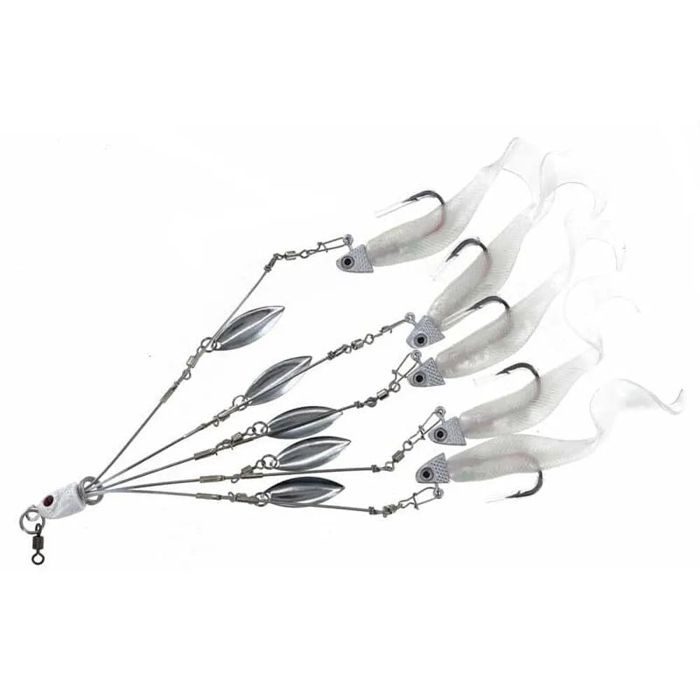 Готовая оснастка Captain Mack Mini Mack Shad With Blades Umbrella Rig TR5-B
