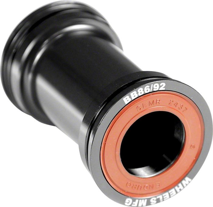 Крепление Wheels Manufacturing - BB86/92 SRAM Bottom Bracket with ABEC-3 Bearings Black Cu