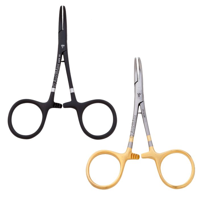 Аксессуар нахлыстовика Dr. Slick Standard Clamp Forceps - Straight - Curved Tool