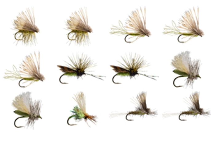 Мушки Rio Olive Caddis Dry Fly Assortment